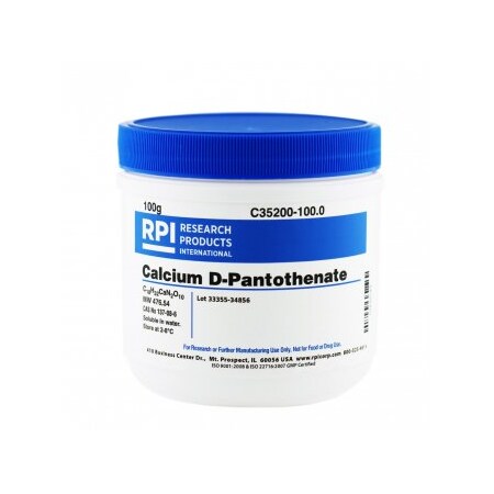 Rpi Calcium D-Pantothenate, 100 G C35200-100.0